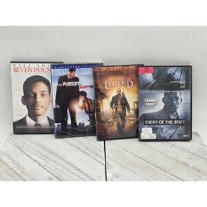 Will Smith DVD Movie Collection Action Drama Bundle Lot
